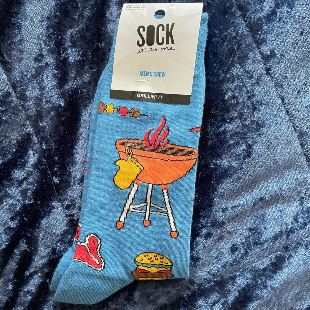 NWT “Grillin’ It” socks by Sock it to Me